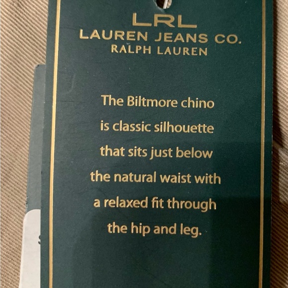 Lauren Ralph Lauren Biltmore Chino Pants NWT - SZ 10 - Picture 7 of 13